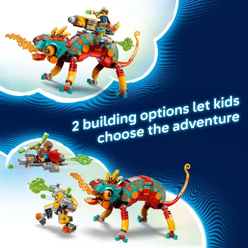 Lego Dreamzzz 71492 Brinquedo Mateos Fire Chameleon 2 Em 1