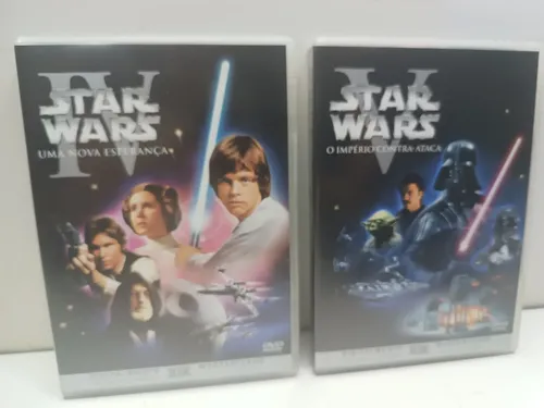 Box Dvd Star Wars Trilogia + Disco De Extras Original Usado