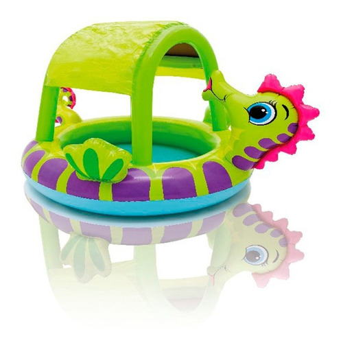 Pileta Inflable Infantil Caballito De Mar 188 X 147 X 104 Cm