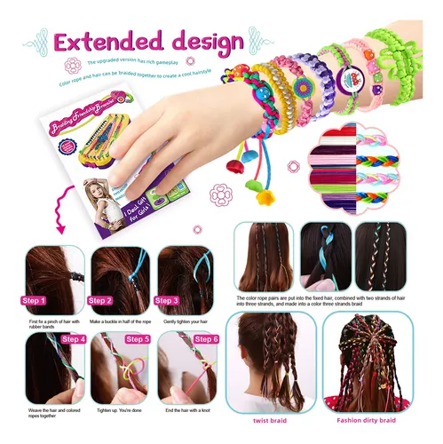 Kit De Fabricación De Pulseras De Amistad Para Niños 7 A 12