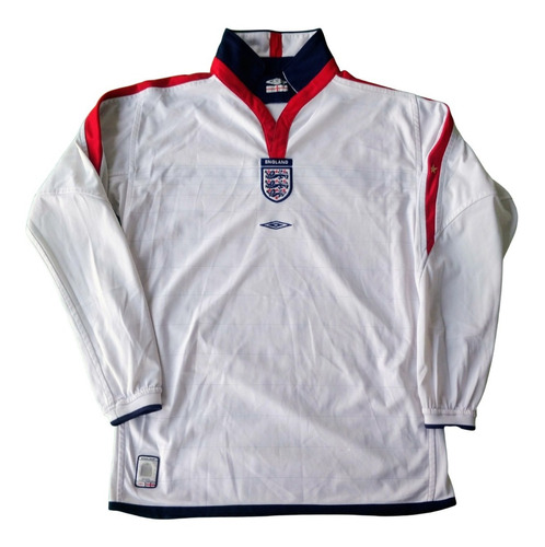 Camiseta Local Selección De Inglaterra 2003, Umbro, Talla Xs