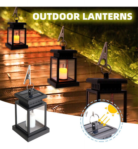 Linterna Colgante J Retro 1010 Para Decoración De Jardín Al