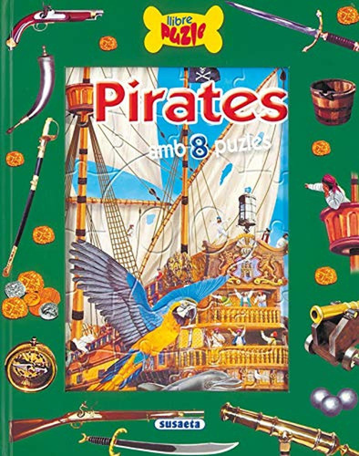 Pirates Amb 8 Puzles (Llibre Puzle), de Susaeta, Equipo. Editorial Susaeta, tapa pasta dura en español, 2008