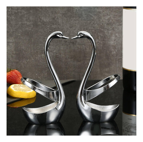 Copo De Café Basos De Cisne, Aleación De Zinc, Cisne De De