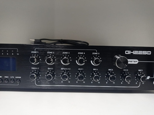 Amplificador Sonido Musica Ambiental 5 Zonas Sonorizacion