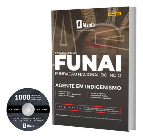 Apostila Funai 2020 - Agente Indigenismo - Concurso