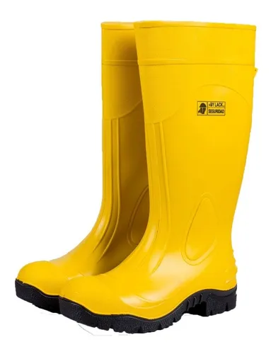 Botas de seguridad amarillas hot sale