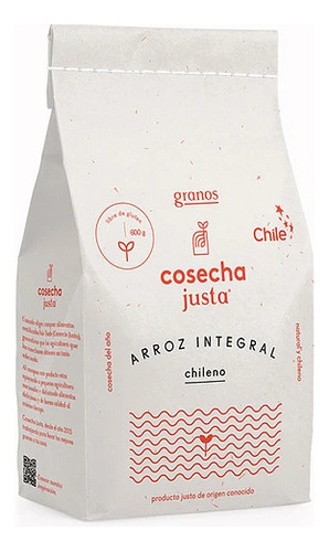 Arroz Integral Cosecha Justa Sin Gluten