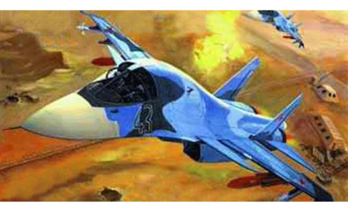 Trumpeter 01329 1/144 Sukhoi Su-34 Strike Flanker Fighter-bo