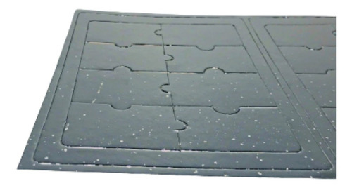 Imagen 2 de 7 de Rompecabezas Para Sublimar Plateado 8 Piezas A4 X20 Unidades