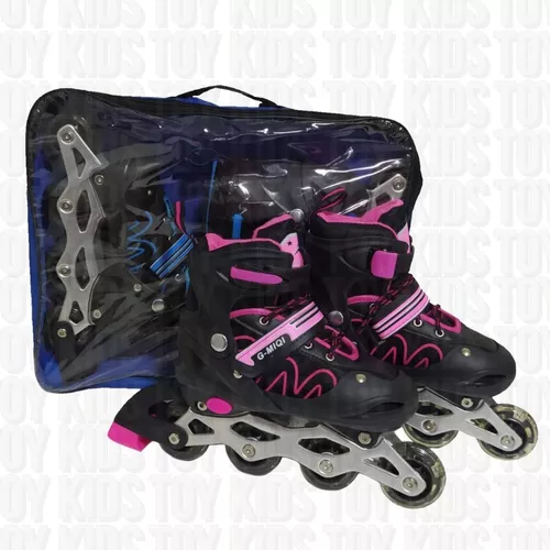 Patins Roller In Line Ajustável 28-32 / 32-36 / 36-40 + Led!