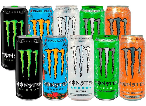 Energizante Monster Energy + Sabor Mango Loco + Ultra +