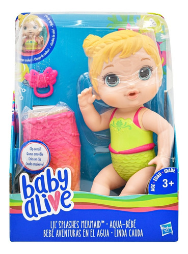 Baby Alive Bebe Aventuras En El Agua Rubia Hasbro Cd