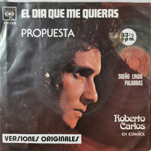 Disco 45 Rpm: Roberto Carlos- Propuesta, Proposta