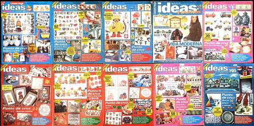 10 Revistas Diferentes Selectas De Ideas Y Puntos Crochet 