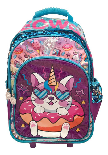 Phi Phi Mochila Con Carro Gato Unicornio 102444