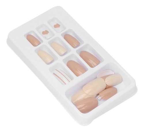 Juego De 24 Uds De Puntas De Uñas Postizas Cubierta