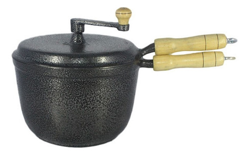 Pipoqueira Aluminio Fundido Craqueada Grossa Nº 24 - Batido