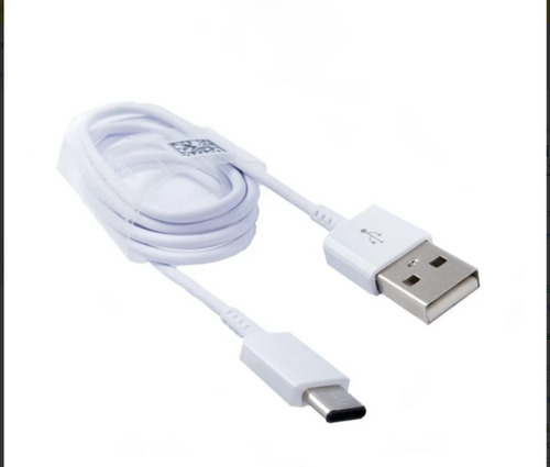 Cabo Usb-c Samsung Fast Turbo S8 S9 S10 Lite Plus Cor Branco