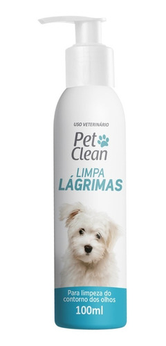 Limpa Lágrimas Limpador De Olhos Cães Gato Pet Clean 100ml