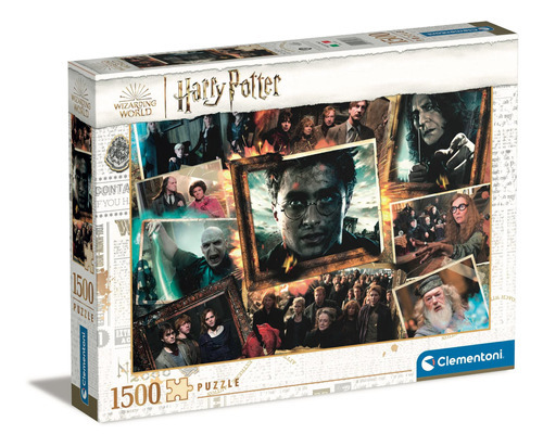 Rompecabezas Harry Potter Batalla Hogwarts 1500pz Clementoni