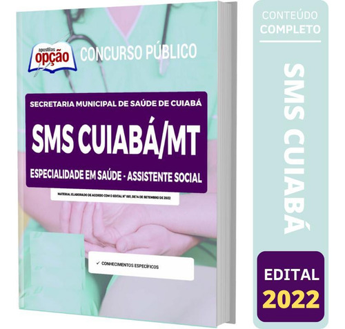 Apostila Sms Cuiabá Mt - Especialista - Assistente Social