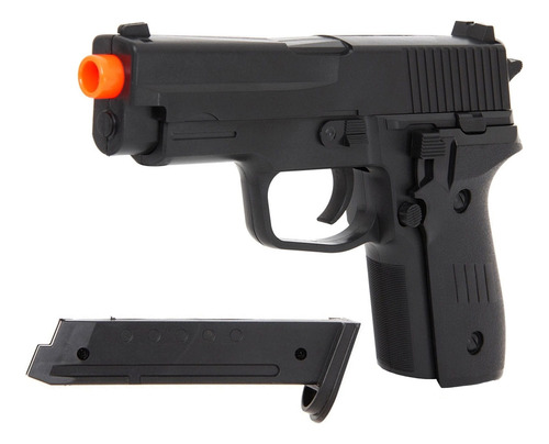 Arma Realista P226 Airsoft Mola + Bbs 1000un + Coldre + Óleo