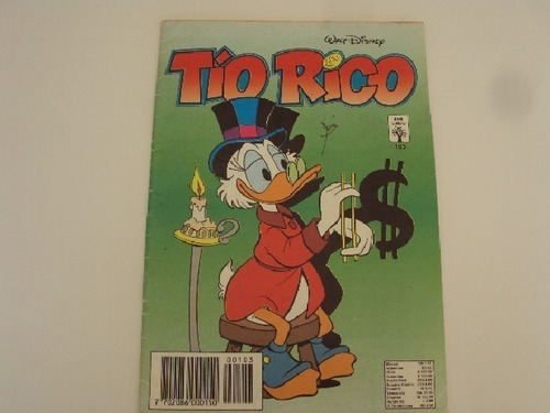  Historieta Tio Rico # 103  Disney - Abril Cinco  Año 1994