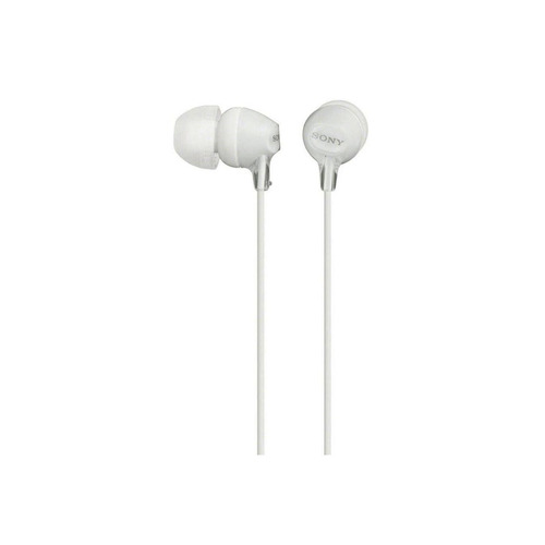 Auriculares Sony Mdr-ex15lp Blanco 3.5mm           Zonatecno