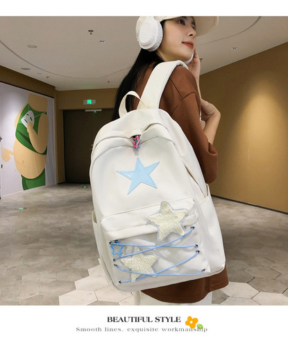 Mochila Estudiantes Estrellas Gran Capacidad Hombro Mochilas