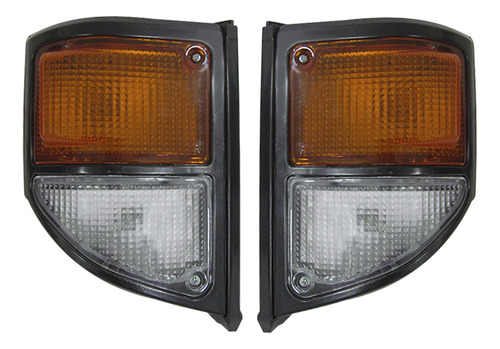 Direccionales Farola Para Toyota Macho 1998 A 2008 Negro