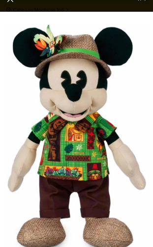Mickey Mouse Peluche 40cm Enchanted Tiki Room Disney Store