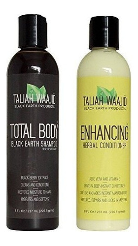 Shampoo De La Tierra Negra Total Del Cuerpo De Taliah Waajid