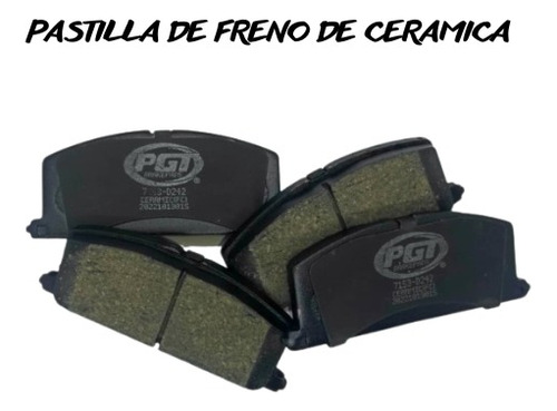 Pastillas De Frenos Ceramica Toyota Corolla Sapito 7153