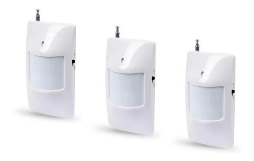 Pack 3 Sensor Movimiento Inalámbrico 433 Mhz Pir / Electrobo