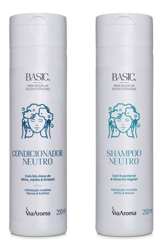  Shampoo E Condicionador Neutro Via Aroma 250ml