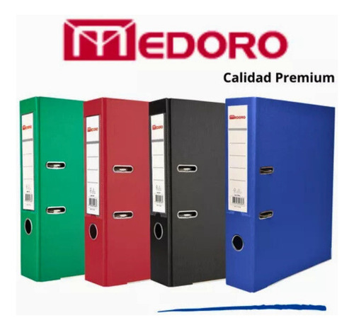 Bibliorato Pvc Oficio Lomo Ancho Medoro Color A Eleccion