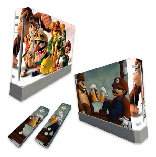 Skin Para Nintendo Wii Adesivo - Modelo 026