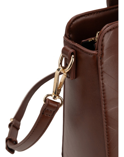 Bolsa Satchel Cloe Isarel I Mediano Color Marrón