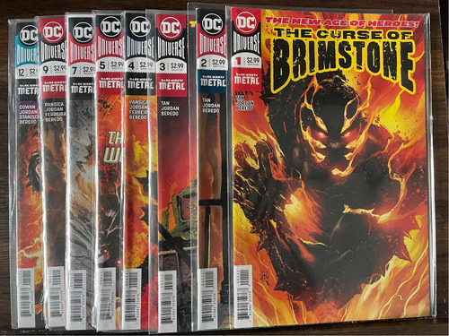 Lote Curse Of The Brimstone Dc De Las Páginas De Metal Ingle