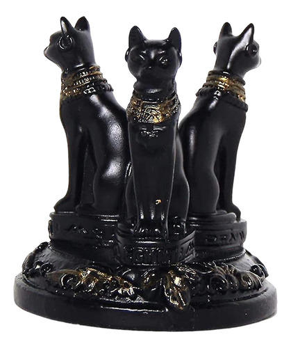 Escultura De Gatito De Estatua De Gato Antiguo Para Acentos