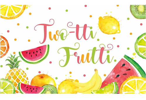 Allenjoy Twotti Frutti Backdrop Summer Fruit Theme Birthday 