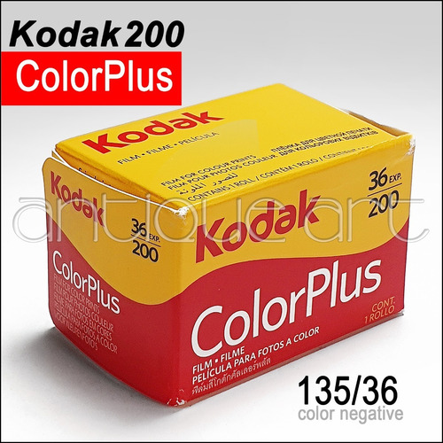 A64 Pelicula Rollo Colorplus 135-36 Kodak 200 Iso Asa 35mm 