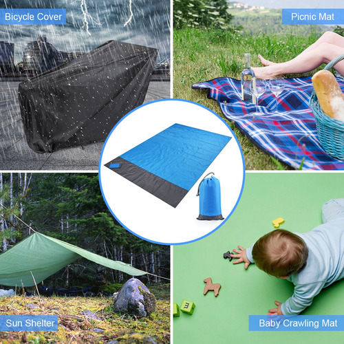 Colchoneta De Pícnic Impermeable Para Playa, Portátil, Para