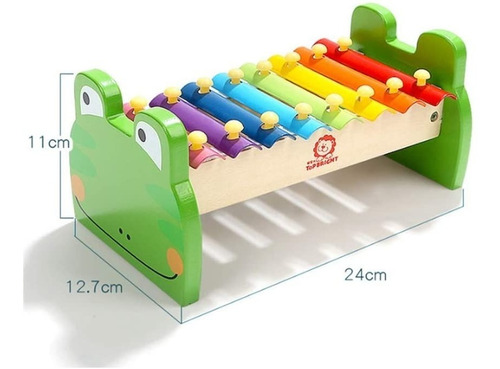 Imagen 5 de 8 de Xilofon Rana - Xilofón Infantil - Didácticos Top Bright