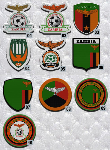 Parche Termoadhesivo Escudo 7,5 Cm Seleccion Zambia
