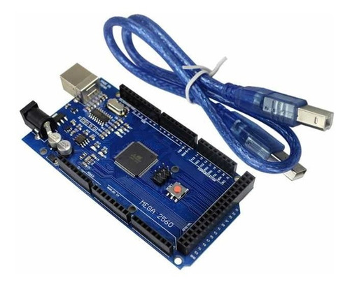 Tarjeta Mega 2560 Ch340 Con Cable Compatible Con Arduino