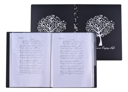 Carpeta De Música, Soporte Para Partituras, 40 Unidades