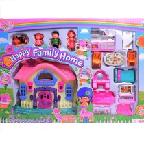Comprar Casa Con Muñecos Figuras Y Accesorios Con Luz Sonido Fibro