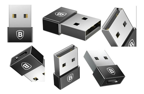 Adaptador Usb Macho Para Type-c Fêmea Original Baseus